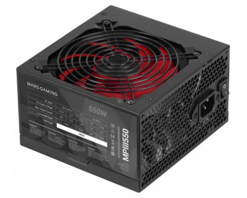 FUENTE ALIMENTACION 550W MARS GAMING PFC-ACTIVO 85+ (Espera 4 dias)