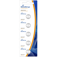 MEDIARANGE 5 Pilas de boton litio CR1220 3V 45mAh premium (blister de 5 pilas)-SX3 MEDIARANGE 5 Pilas de boton litio CR1220 3V 45mAh premium (blister de 5 pilas)