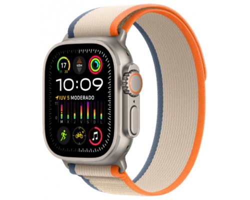 APPLE WATCH ULTRA 2 CAJA TITANIO GPS+CELL 49mm CORREA LOOP ORANGE/BEIGE TRAIL M (Espera 4 dias)