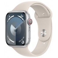 APPLE WATCH SERIES 9 CAJA ALUMINIO GPS+CELL 41mm CORREA DEPORTIVA STARLIGHT M/L (Espera 4 dias)