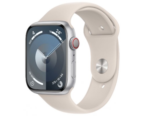 APPLE WATCH SERIES 9 CAJA ALUMINIO GPS+CELL 41mm CORREA DEPORTIVA STARLIGHT M/L (Espera 4 dias)