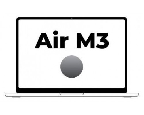 MACBOOK AIR APPLE 13"" M3 8CORE GPU SPACE GREY 256GB (Espera 4 dias)