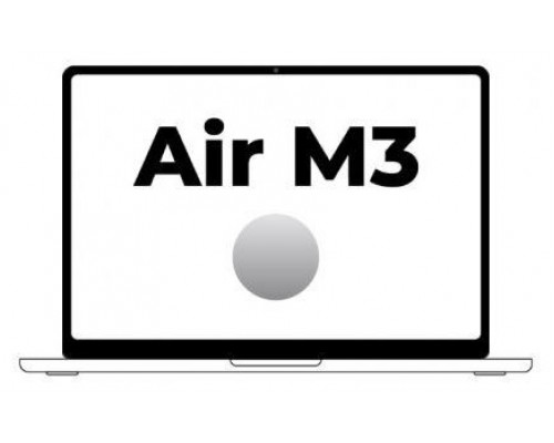 MACBOOK AIR APPLE 13"" M3 8CORE GPU SILVER 256GB (Espera 4 dias)