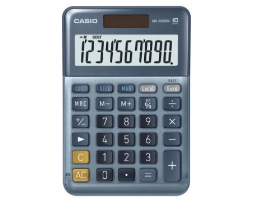 CALCULADORA DE SOBREMESA DE 10 DÍGITOS CASIO MS-100EM (Espera 4 dias)