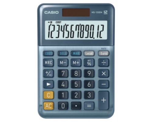 CALCULADORA DE SOBREMESA DE 12 DÍGITOS CASIO MS-120EM (Espera 4 dias)