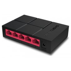 Mercusys MS105G switch Gigabit Ethernet (10/100/1000) Negro (Espera 4 dias)