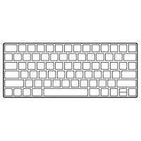APPLE MAGIC KEYBOARD TOUCH ID PLATA (Espera 4 dias)