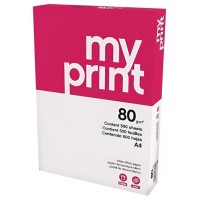 PAQUETE 500H PAPEL ECONOMY 80GR A4 MY PRINT CIE 136 MYP0800034 (MIN5) (Espera 4 dias)