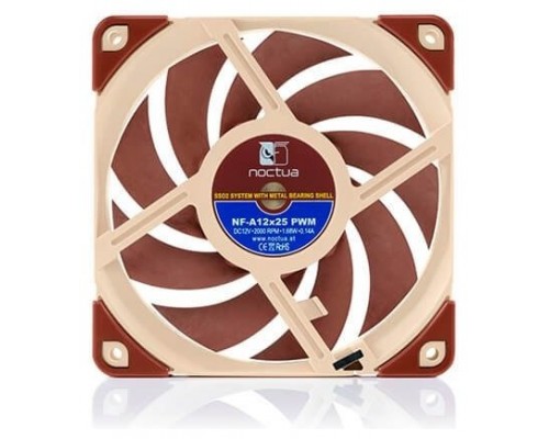 VENTILADOR 12CM NOCTUA NF-A12X25-PWM 2.000RPM MARRON (Espera 4 dias)