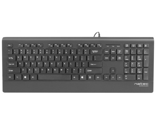 TECLADO NATEC BARRACUDA SLIM NEGRO