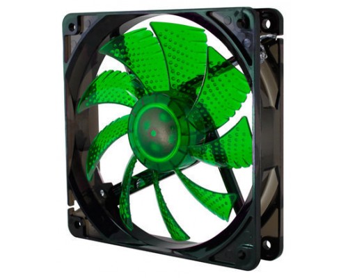 VENTILADOR 120X120 NOX COOLFAN 120 LED VERDE