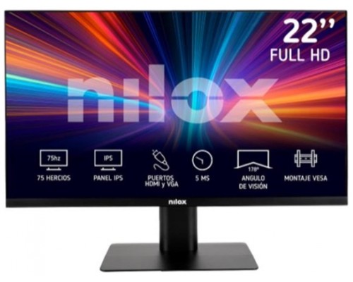 NILOX NXM22FHD11 Monitor 21.5" VA 75hz 5ms VGA HDM