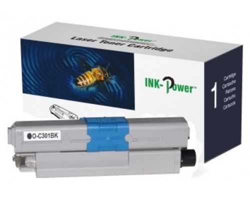 INK-POWER TONER COMP. OKI C301DN/C321DN/MC342DN NEGRO