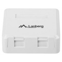 ROSETA DE SUPERFICIE LANBERG PARA 2 MODULOS KEYSTONE-3SX ROSETA DE SUPERFICIE LANBERG PARA 2 MODULOS KEYSTONE