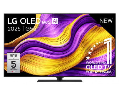 LG OLED evo AI OLED55G56LS 139,7 cm (55") 4K Ultra HD Smart TV Wifi Negro (Espera 4 dias)-SX186 LG OLED evo AI OLED55G56LS 139,7 cm (55") 4K Ultra HD Smart TV Wifi Negro (Espera 4 dias)