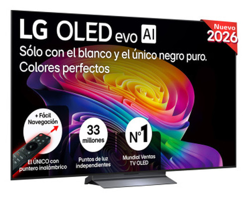 TV LG OLED 65" OLED65C66LB UHD 4K SMART WIFI WEBOS 26 IA 120HZ 4XHDMI 2XUSB ANTIRREFLEJOS PRO 98.9% MANDO ÚNICO (Espera 4 dias)-SX304 TV LG OLED 65" OLED65C66LB UHD 4K SMART WIFI WEBOS 26 IA 120HZ 4XHDMI 2XUSB ANTIRREFLEJOS PRO 98.9% MANDO ÚNICO (Espera 4 dias)