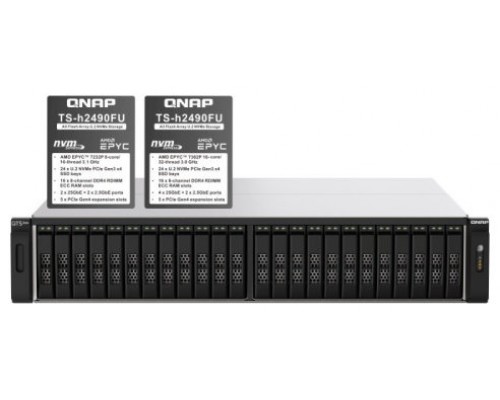 QNAP NAS TS-H2490FU-7302P-256G (Espera 4 dias)