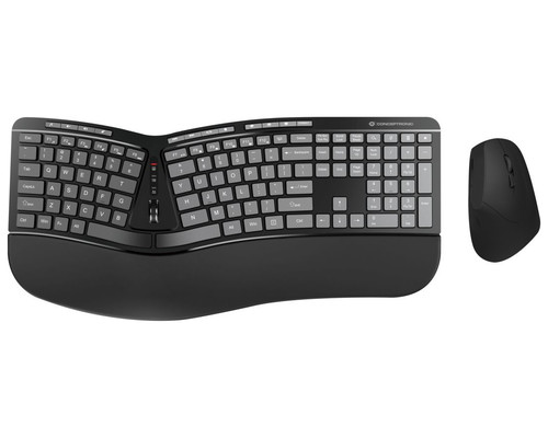 CONCEPTRONIC Kit de Teclado y Raton Ergonomico Inalambrico ORAZIO02ES-SX23 CONCEPTRONIC Kit de Teclado y Raton Ergonomico Inalambrico ORAZIO02ES