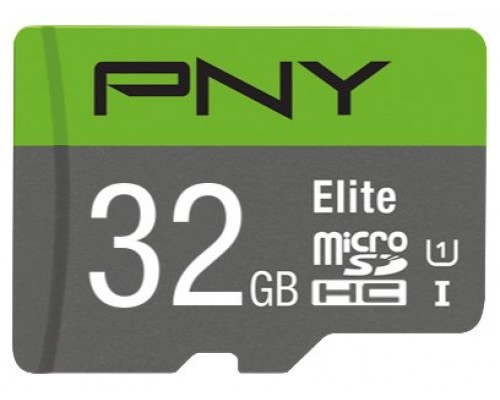 MEMORIA SD MICRO 32GB  PNY Elite microSDHC UHS-I Clase