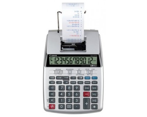 CANON Calculadora Escritorio  de impresion Plata P23-DTSC