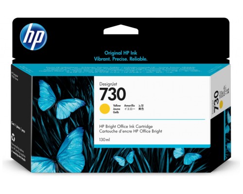 HP nº730 130-ml Yellow Ink Cartridge