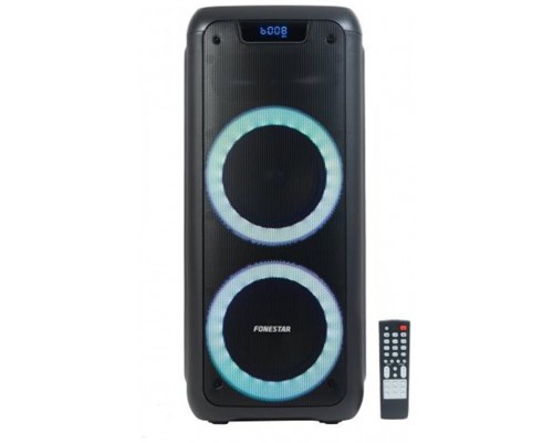 Altavoz Portátil Inalámbrico LED 100W + Control Remoto PARTY DUO Fonestar (Espera 2 dias)