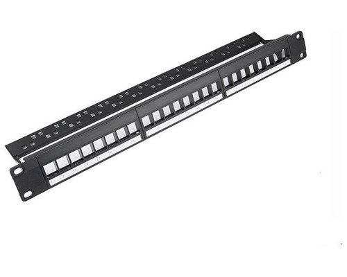 PEPEGREEN PATCH PANEL 24 PUERTOS Cat 6 UTP VACIO
