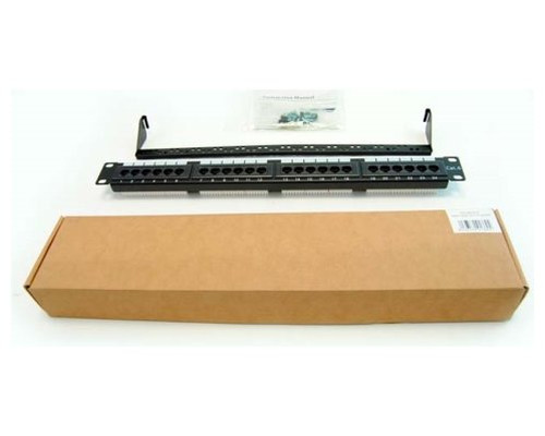 PEPEGREEN PATCH PANEL 24 PUERTOS Cat 6
