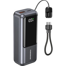 Gembird Powerbank con LCD 10000 mAh Gris-SX3 Gembird Powerbank con LCD 10000 mAh Gris
