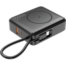 Gembird Powerbank inal&aacute;mbrico 10000 mAh Negro