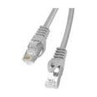 CABLE RED LANBERG LATIGUILLO CAT.6 S/FTP LSZH CU 1M GRIS FLUKE  PASSED