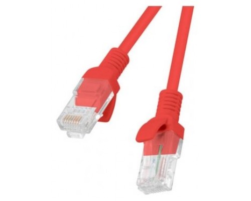 CABLE RED LANBERG LATIGUILLO CAT.6 UTP  1.5M ROJO FLUKE  PASSED