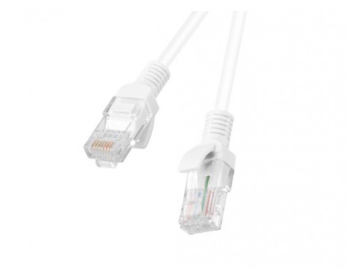 CABLE RED LANBERG LATIGUILLO CAT.6 UTP 1.5M BLANCO FLUKE PASSED