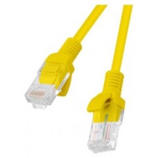 CABLE RED LANBERG LATIGUILLO CAT.6 UTP 10M AMARILLO FLUKE  PASSED