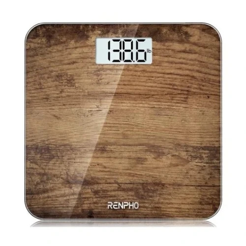 RENPHO CORE 1S - BODY WEIGHT SCALE - LARGE SCREEN - 3AAA - 10.2X10.2X0.87INCH - BROWN (Espera 4 dias)-SX6 RENPHO CORE 1S - BODY WEIGHT SCALE - LARGE SCREEN - 3AAA - 10.2X10.2X0.87INCH - BROWN (Espera 4 dias)