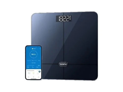 RENPHO  ELIS 2 - SMART BODY SCALE - ITO - BLE - 3AAA - 11X11X1INCH - BLACK (Espera 4 dias)