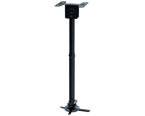 SOPORTE PROYECTOR GIRATORIO E INCLINA TECHO NEGRO TOOQ