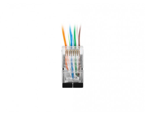 CONECTOR LANBERG CAT.6 FTP 8P8C PASS THROUGH TYPE PACK 20 UDS