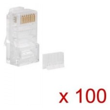 CONECTOR CAT.6 LANBERG UTP 8P8C PACK 100 UDS