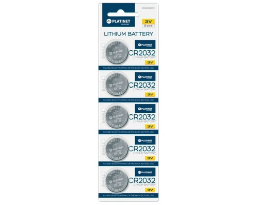 PILAS CR2032 PLATINET PMBCR2032 BOTON LITIO 3.Volt