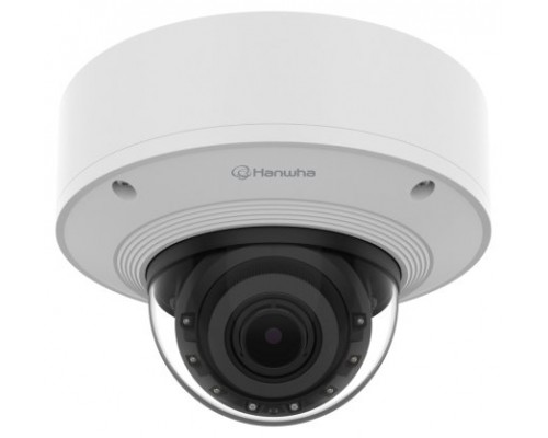 (PNV-A6081R-E1T) HANWHA CÁMARA IP SERIE P MINIDOMO ANTIVANDÁLICO 2MP 4.38-9.33MM SOLIDEDGE 2TB SSD EMBEBIDO HASTA 5 CÁMARAS ADICIONALES (GRABACIÓN/VISUALIZACIÓN) H.265/H.264/MJPEG WISESTREAM II, 120DB WDR, ICR, IR 40M (E