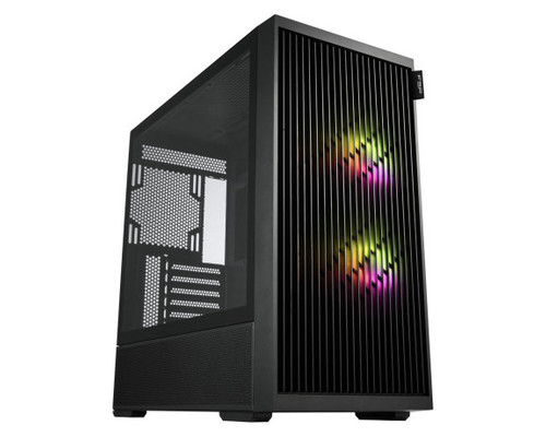 FSP CAJA M330-BA (ATX MID TOWER, BLACK,USB3.0 X 2, TYPE-C, 120MM ARGB X 2 CONTROL BY MB, BOTTOM: 120MM X 2 (Espera 4 dias)