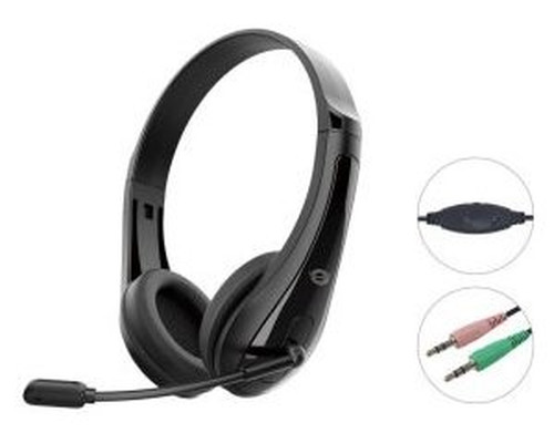 HEADSET CONCEPTRONIC POLONA06B3T JACK 3.5mm 1.8m COLOR