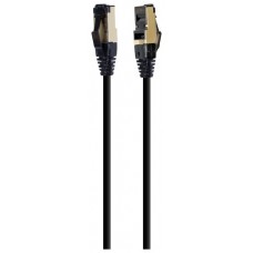 CABLE RED S-FTP GEMBIRD CAT 8 LSZH NEGRO 2 M