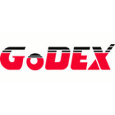 GODEX Etiqueta adhesiva poliester plata mate 25 mm x 25 mm en salida 2 - adhesivo permanente 5000 UN