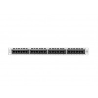PATCH PANEL LANBERG CAT.6 UTP 24 PUERTOS 1U RACK 19" GRIS