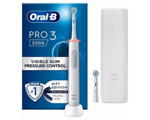 CEPILLO DENTAL BRAUN ORAL-B PRO 3 3500 BLANCO