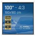 iggual Pantalla manual 4:3 100" 180x180 cm-SX20 iggual Pantalla manual 4:3 100" 180x180 cm