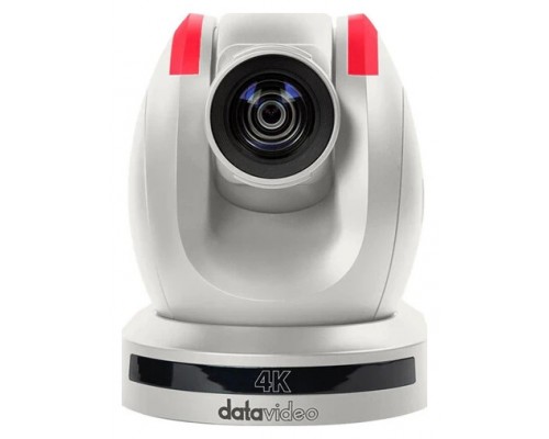 DATAVIDEO 4K PTZ CAM W AT, NDI,12G-SDI, 30X, WHITE (PTC-325GW)-(7000-3128) (Espera 4 dias)