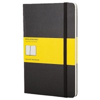 LIBRETA CLASICA TAPA DURA NEGRA L (13X21CM) CUADRICULADA MOLESKINE QP061 (Espera 4 dias)